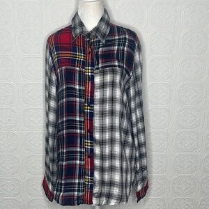 Life Style•Plaid Button Up Blouse